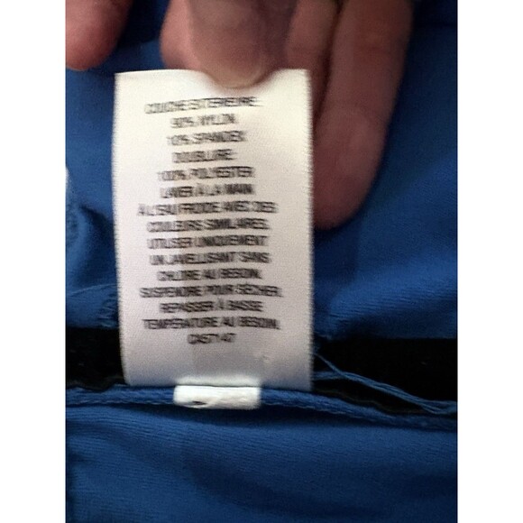 Mossimo Solid Blue Tankini Size SMALL Removable Pads Summer Swim - Picture 8 of 9